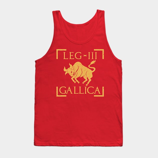 Legio III Gallica Taurus Bull Emblem Roman Legion Tank Top by zeno27